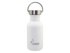 Laken Basic Steel 500ml bidon - White