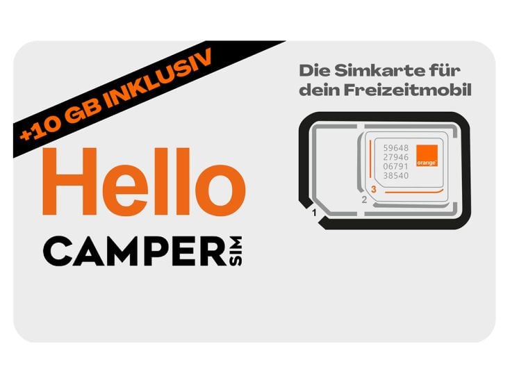 Campersim karta SIM - 10GB