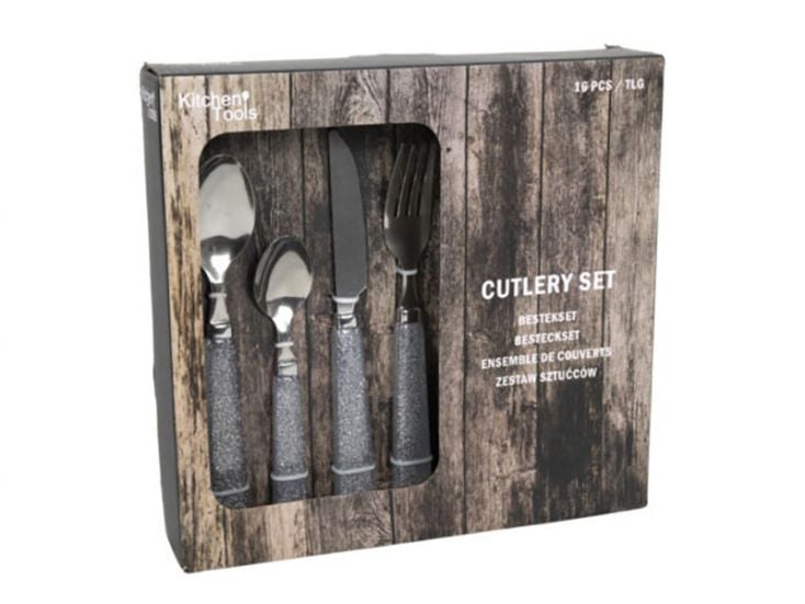 Kitchen Tools brokatowy 16-częściowy zestaw sztućców