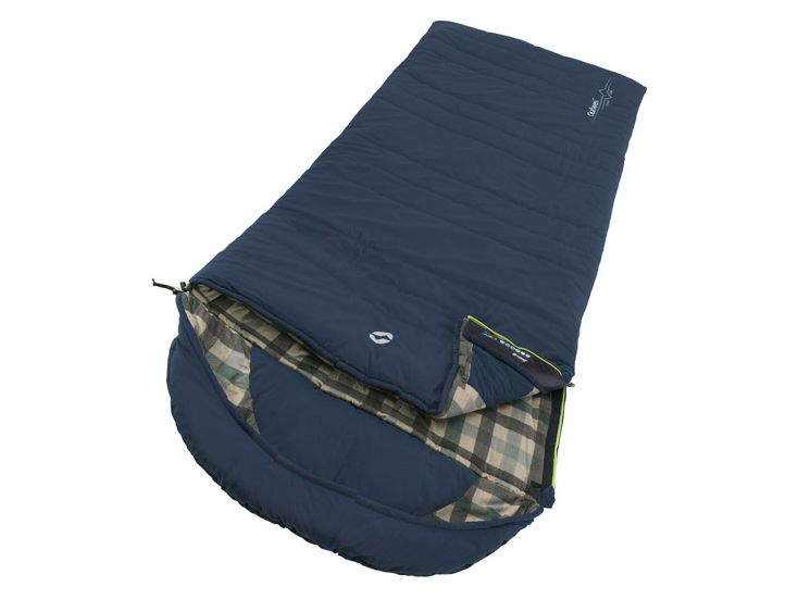 Outwell Camper Lux Deep Blue śpiwór - z prawej strony