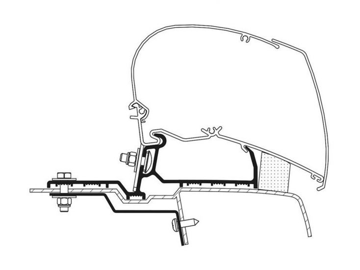 Thule adapter do Master Movano > 2010