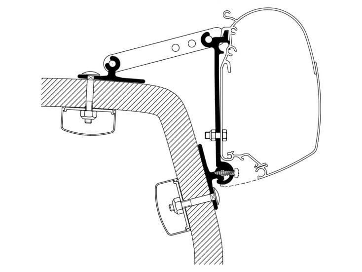 Thule adapter Omni Wall