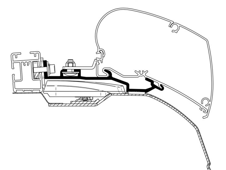 Thule adapter do Roof Rack Ducato L2H2