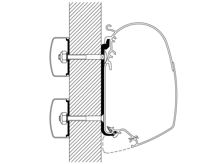 Thule Flat adapter Seria 5 40 cm