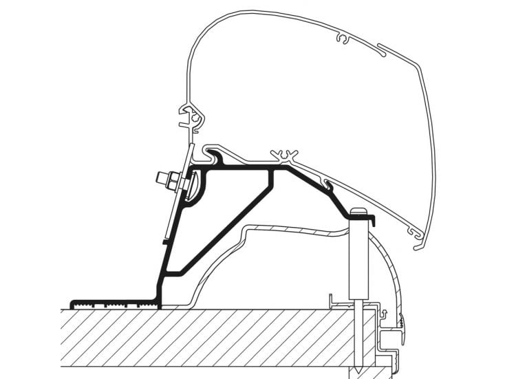 Thule Omnistor adapter Hobby seria 6/9 od roku 2024