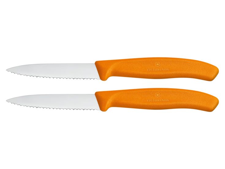 Victorinox Swiss Classic zestaw noży z ząbkowanym ostrzem - Orange